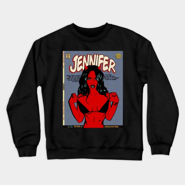 Jennifer's body comic cover Crewneck Sweatshirt by mrryaammm